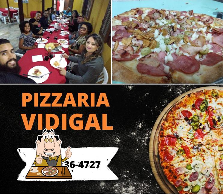 Peça pizza no Pizzaria Vidigal