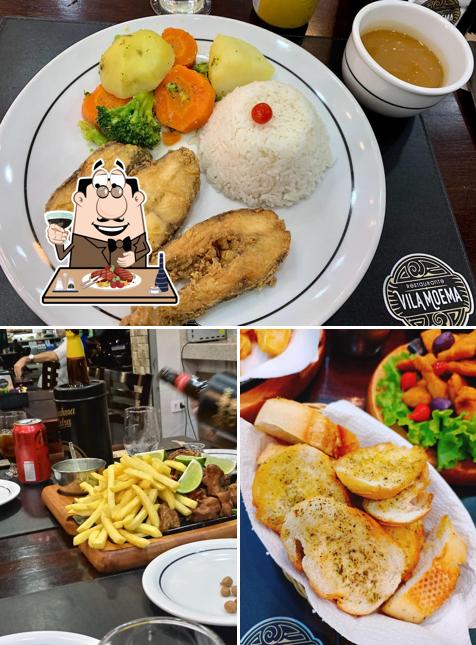 Elige un plato con carne en Restaurante Vila Moema