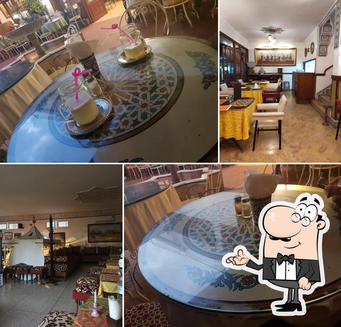 L'intérieur de Café El Bahia