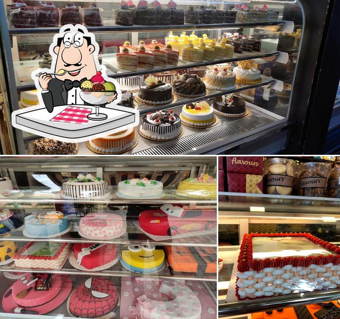 Flavours serves a selection of sweet dishes