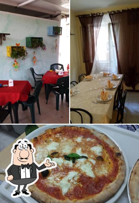 Ristorante Pizzeria Bella Capri is distinguished by interior and pizza