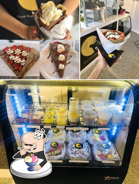 Crepe crepe cafe offers a selection of desserts