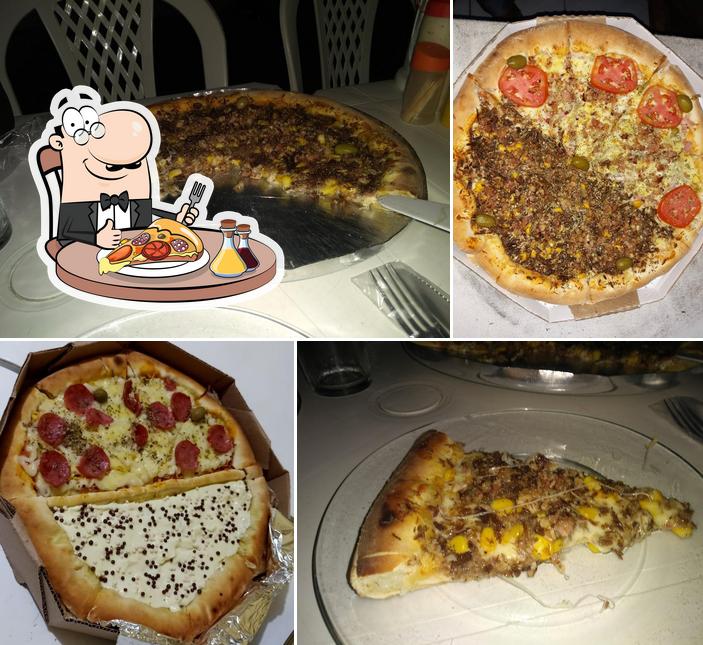 Experimente pizza no Pizzaria D'nápole