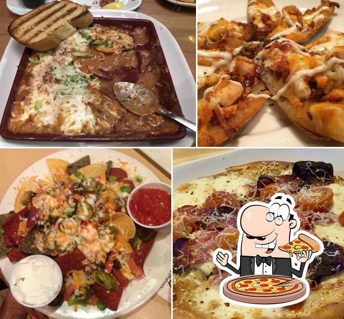 Try out pizza at Boston Pizza