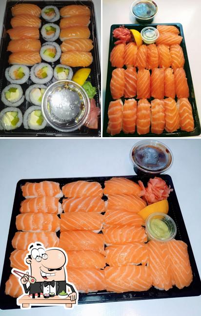 Commandez de nombreuses options de sushi