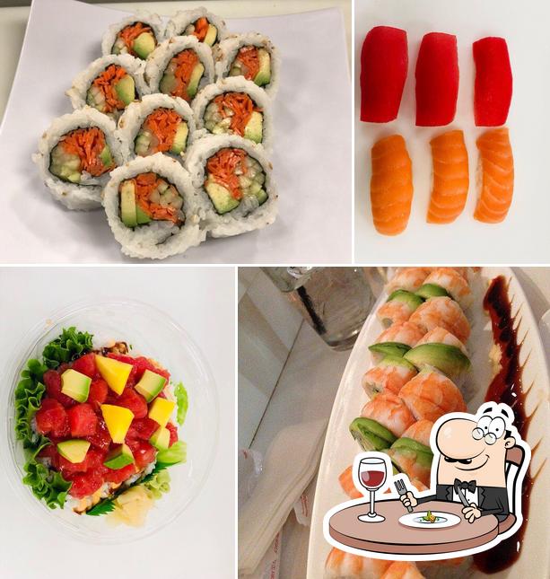 Comida en Sushi lover pdx