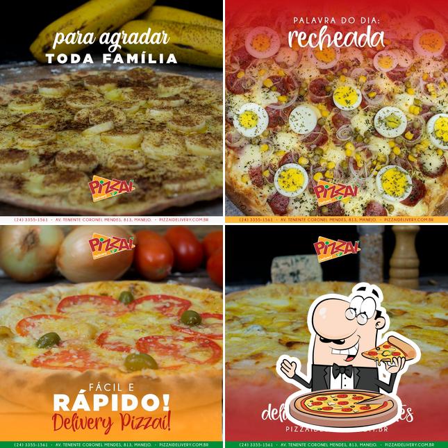 Consiga diferentes estilos de pizza