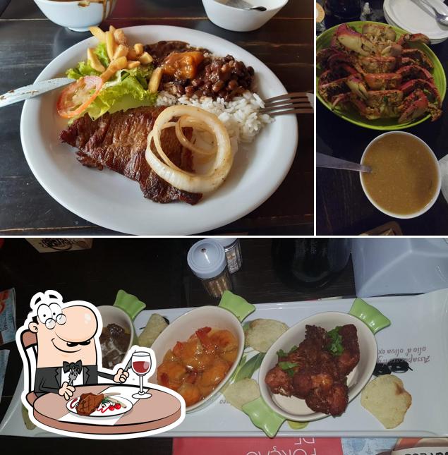 Experimente refeições de carne no Hora Exata Bar e Comedoria