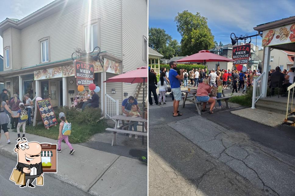 La parte exterior de Pizza Vieux - Mascouche