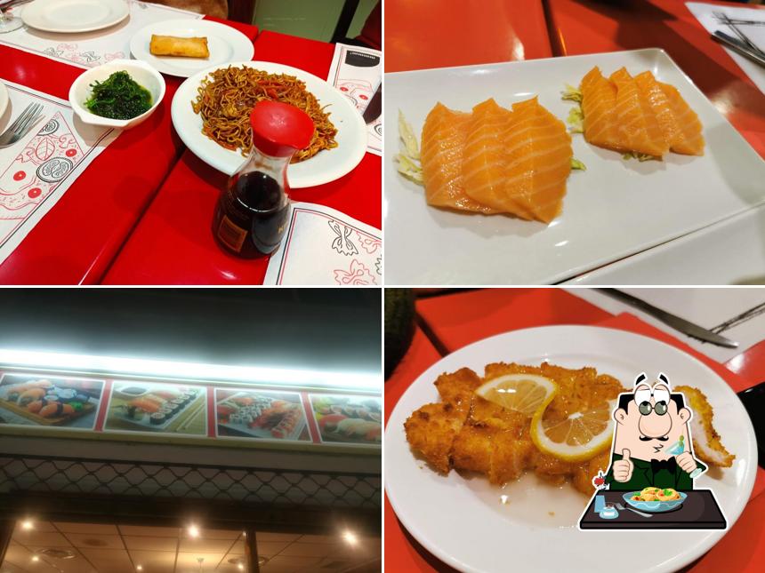 Comida en Restaurante Zakura