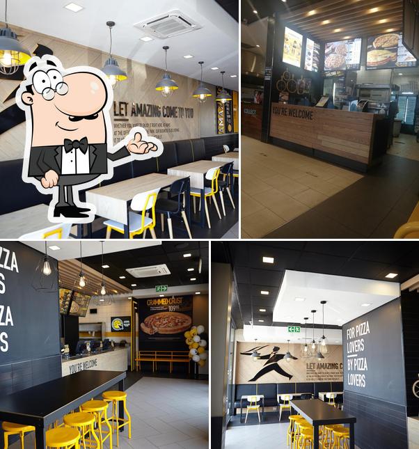 L'intérieur de Debonairs Pizza