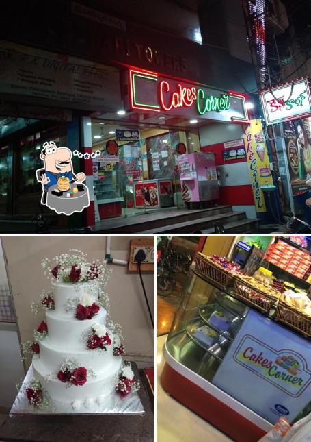 Food at Cakes Corner
