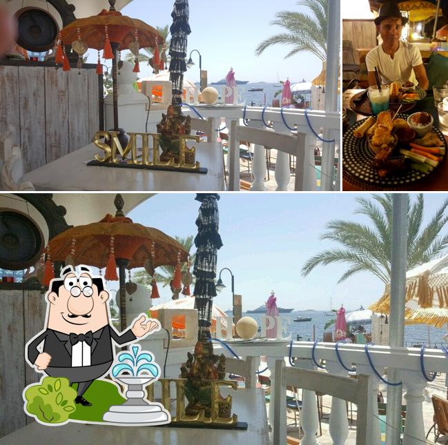 Little Ibiza Restaurant and Bar se distingue por su exterior y comedor