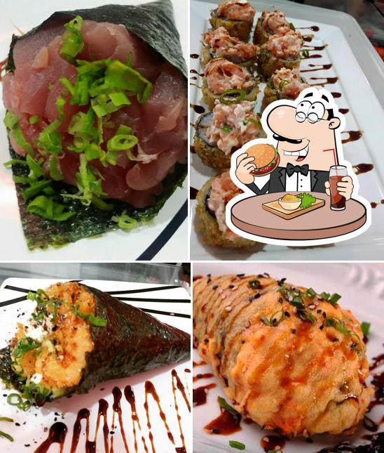 Experimente um hambúrguer no Barca Sushi