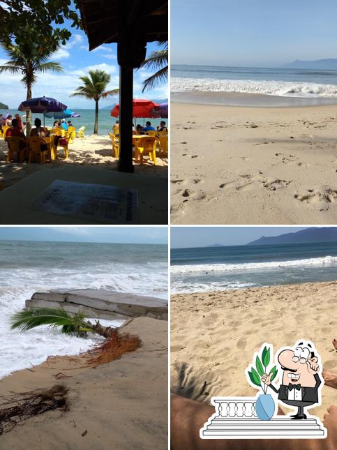 O exterior do Quiosque Pé Na Areia