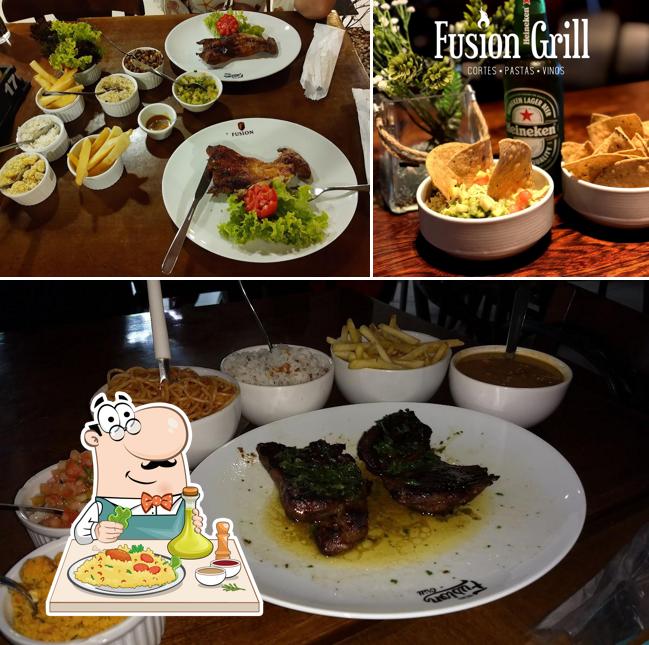 Platos en Fusion parrilla