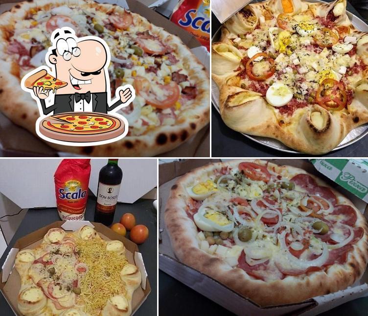 Peça pizza no Pizzaria Brasiliana