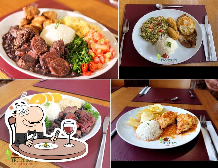 Comida em Restaurante Tropeiro's Salad & Grill