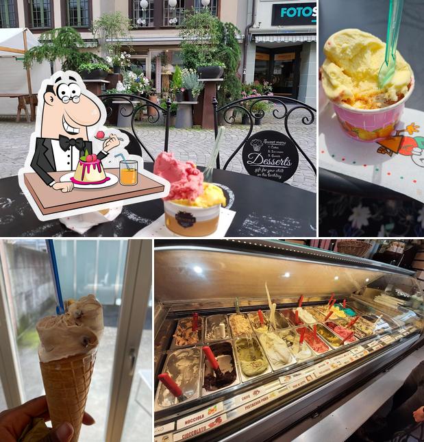 Gelateria del Borgo serve un'ampia gamma di dessert