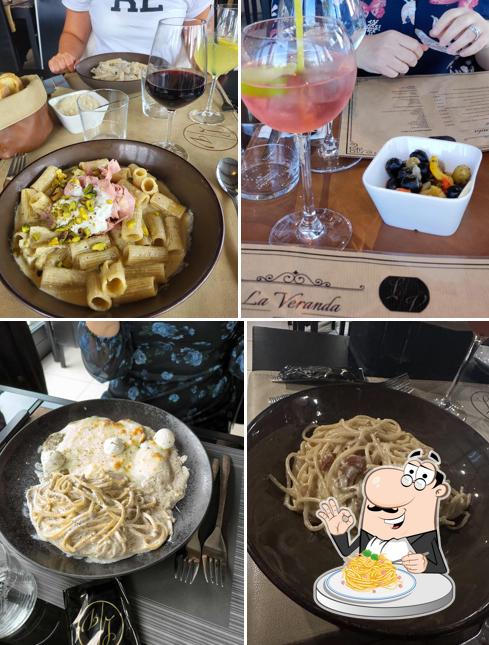Spaghetti à la carbonara à La Véranda