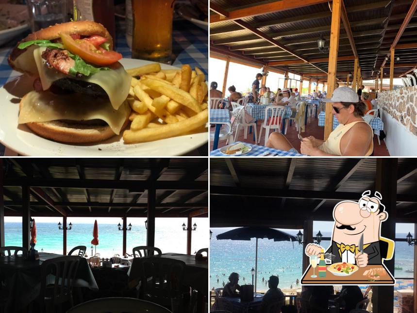 The image of Maistrali Seafront’s food and interior