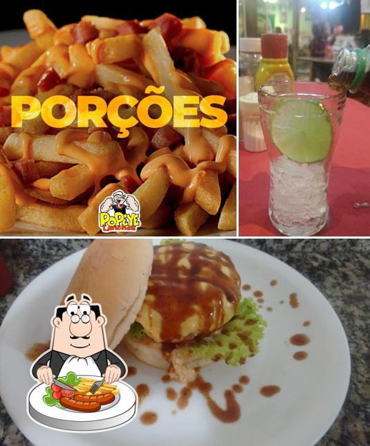 A Popeye Lanches e Pizzaria se destaca pelo comida e bebida