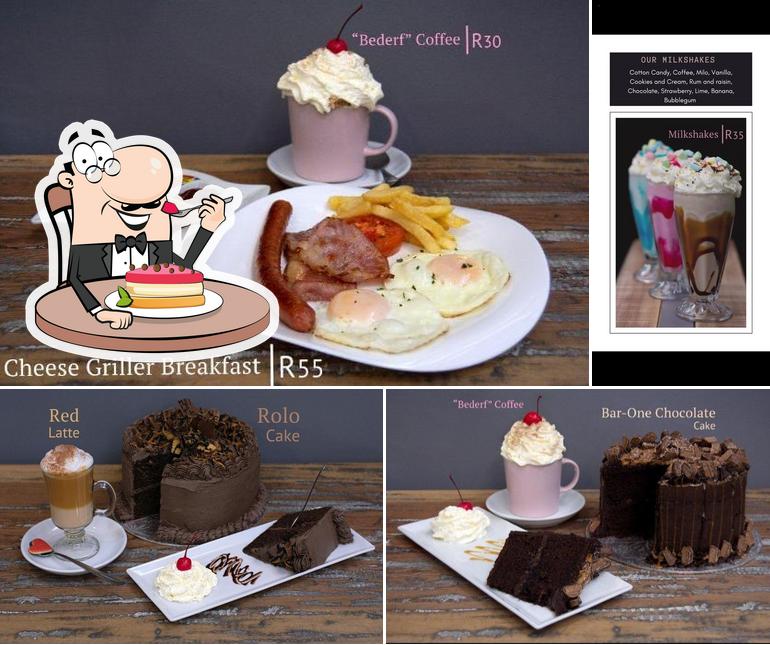 Cherry On The Top Coffee & Gifts sert un nombre de desserts