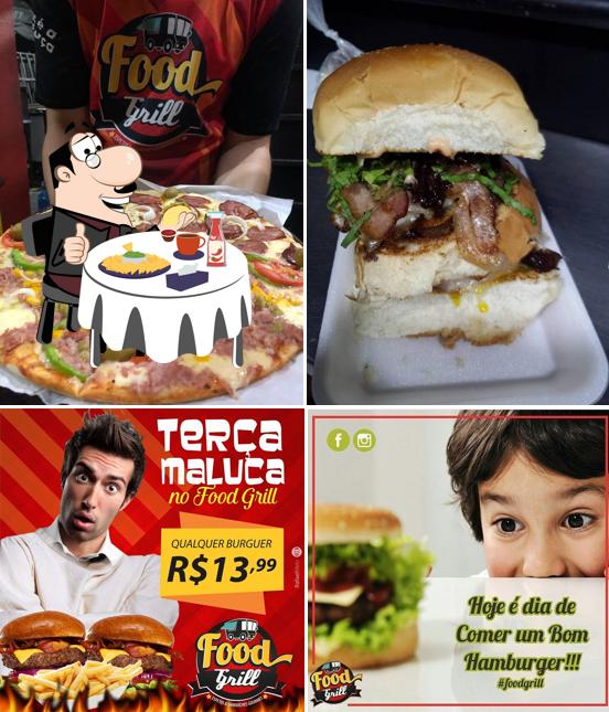 Consiga um hambúrguer no Food Grill - Hamburgueria