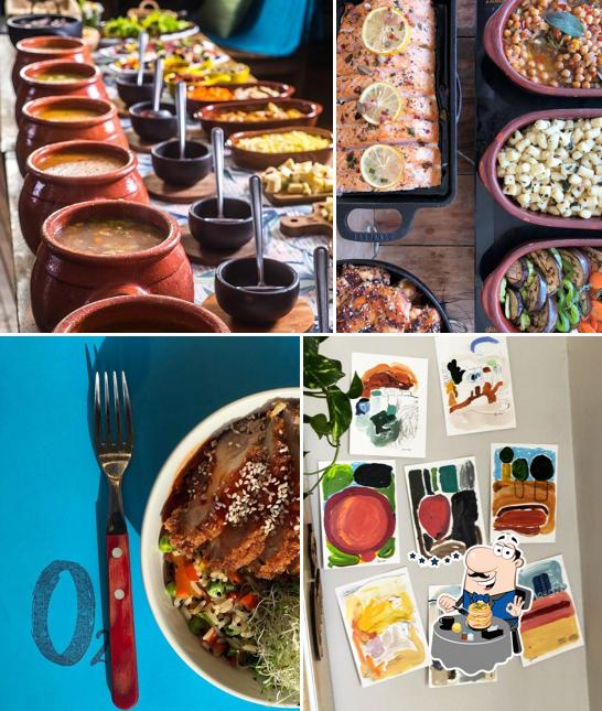 Platos en O2 Life Restaurant