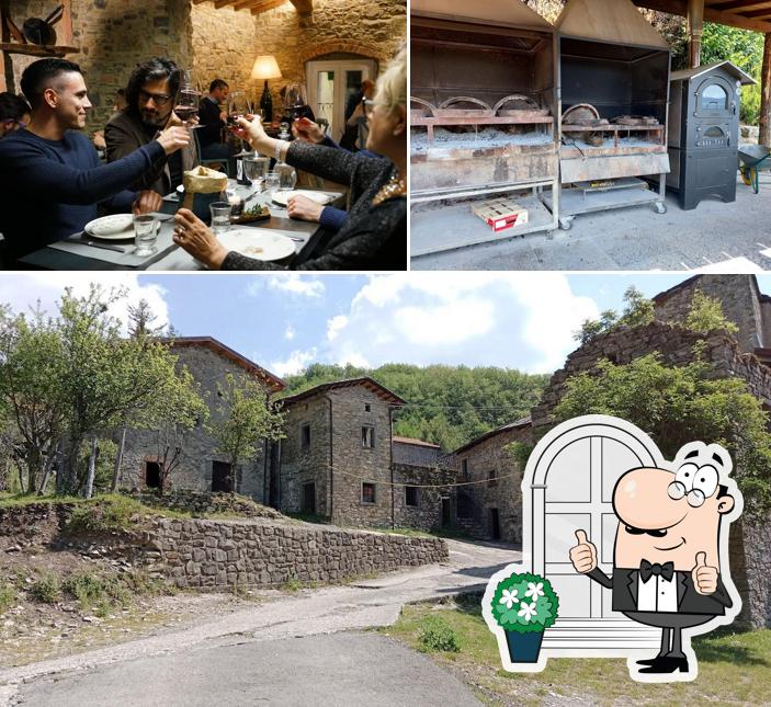 Tra le varie cose da Agriturismo Montagna Verde si possono trovare la esterno e bevanda