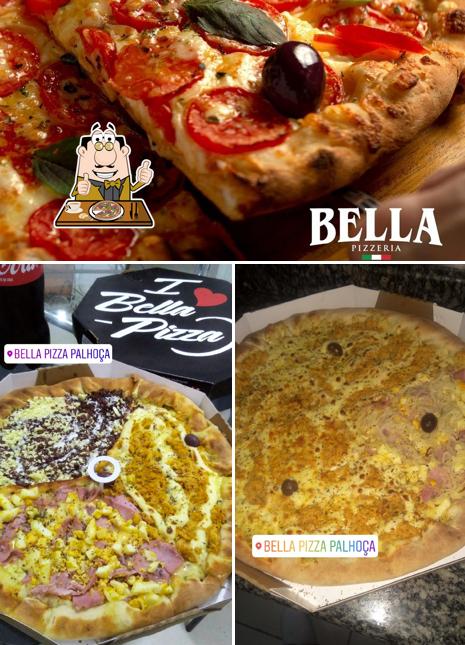 Experimente pizza no Bella Pizza