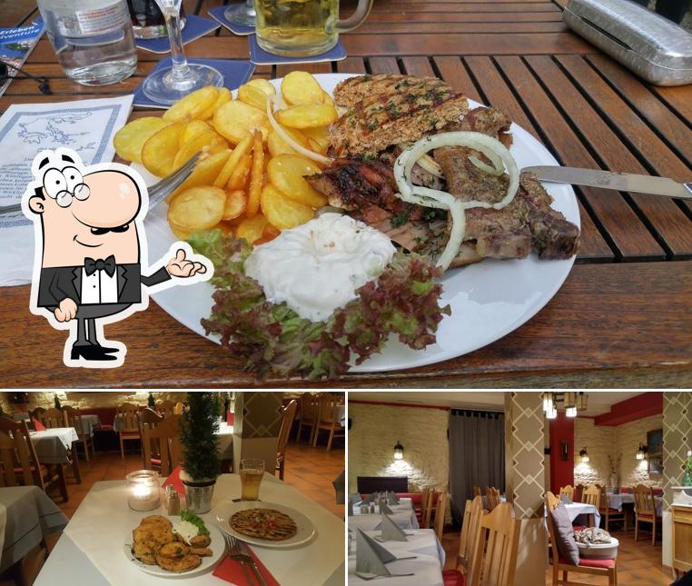 Schaut euch an, wie Dionysos Griechisches Restaurant drin aussieht