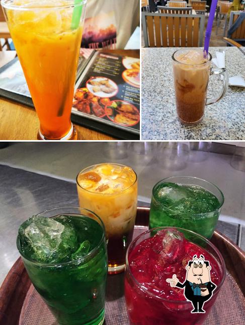 Enjoy a beverage at Krua Thai