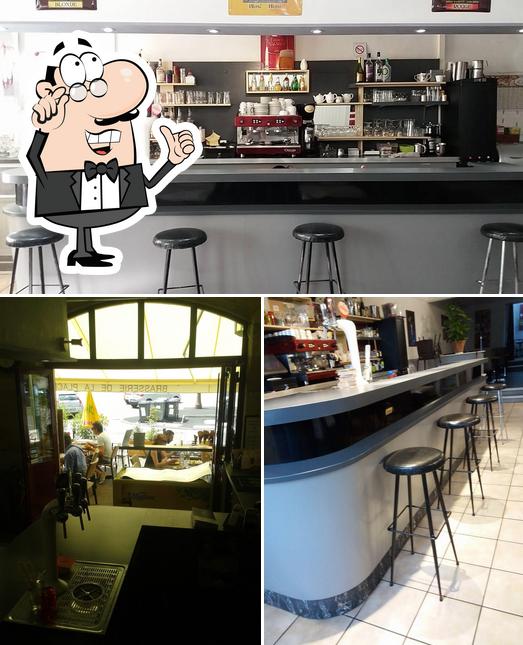 L'intérieur de Brasserie de la Place