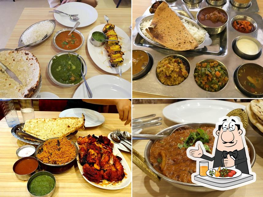 Platos en Madras Darbar Indian Restaurant