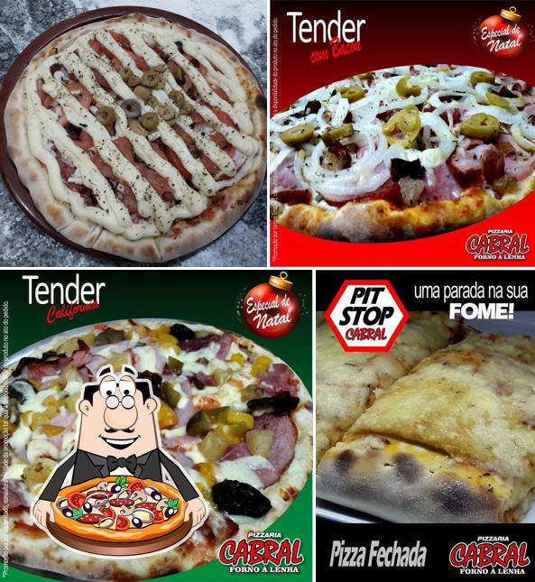 Experimente pizza no Pizzaria & Lasanharia Cabral