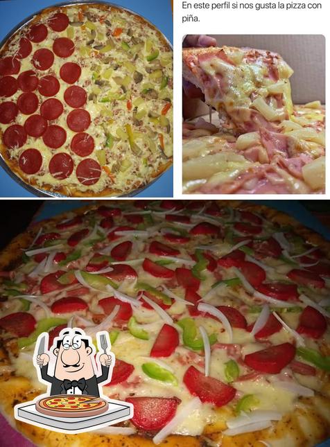 Elige una pizza en BAMBINO'S PIZZA & POSTRES PETO
