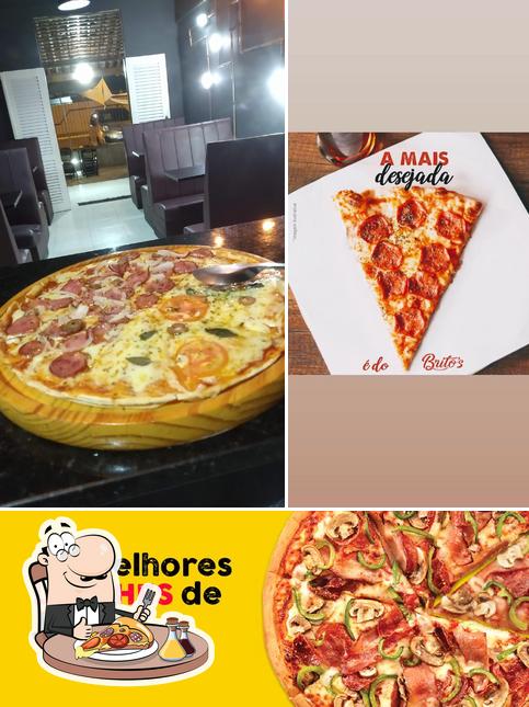 Consiga pizza no Brito's Bessa