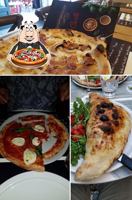 Choisissez des pizzas à Le Napo