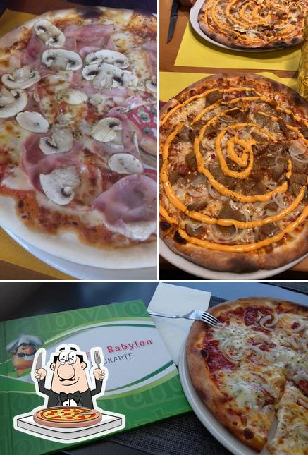 Choisissez de nombreux genres de pizzas