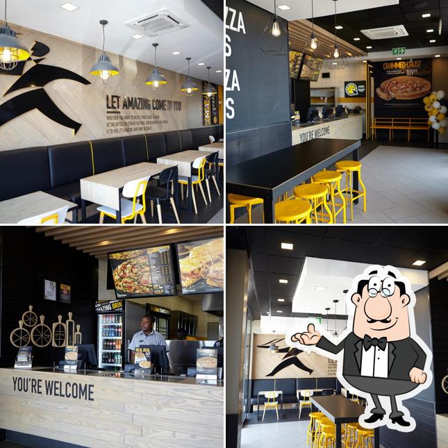 L'intérieur de Debonairs Pizza