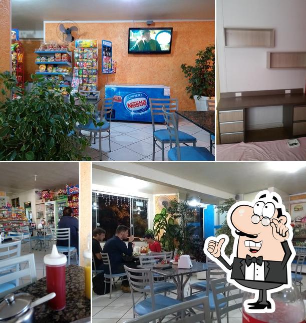 O interior do Lanches Ferrando