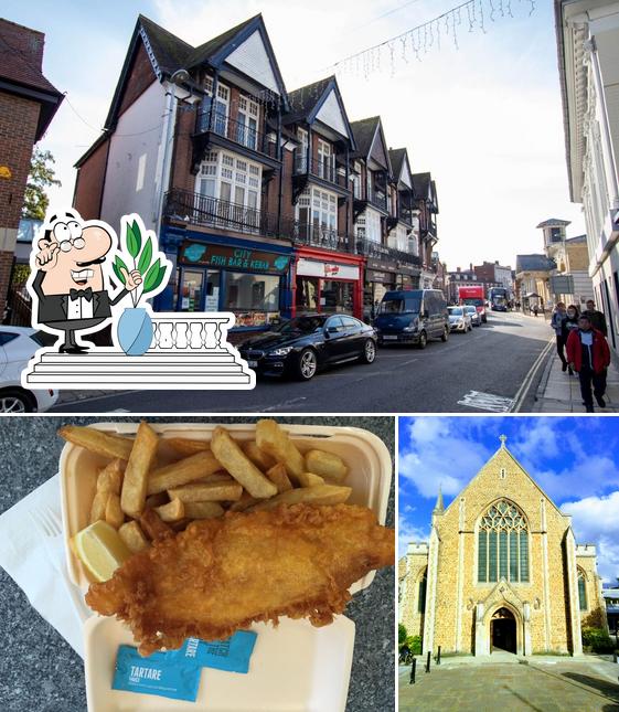 City Fish Bar&kebab, 5, De Lunn Buildings, Jewry St in Winchester