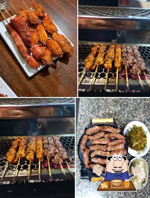 Comida em Goguiya Churrascaria Coreana