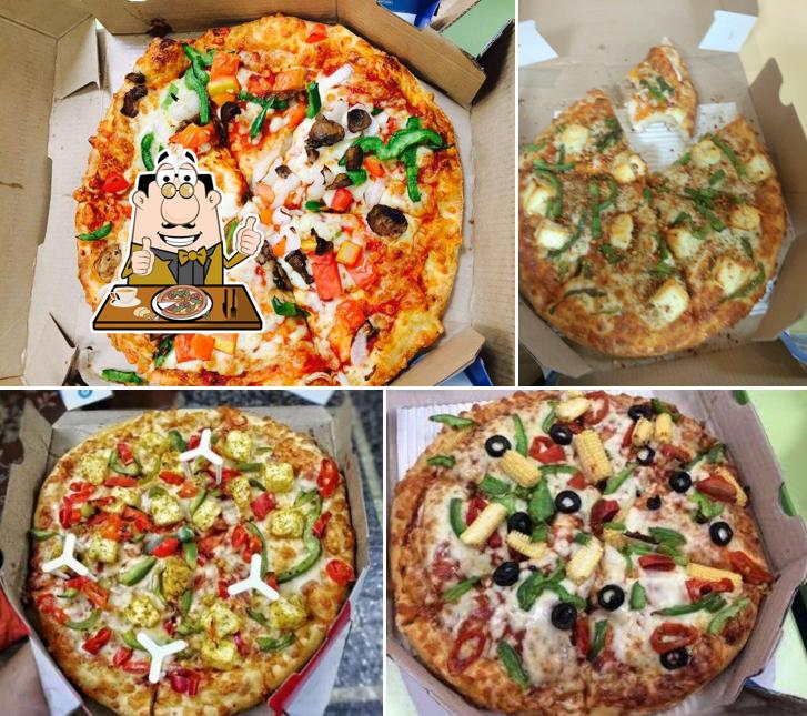 Order various types of pizza