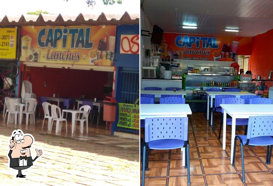 O interior do Capital Lanches