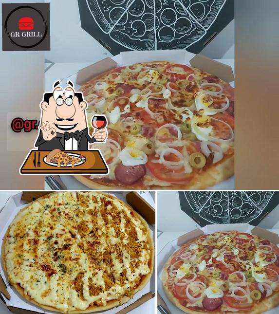 Consiga pizza no GR GRILL Hamburgueria Artesanal