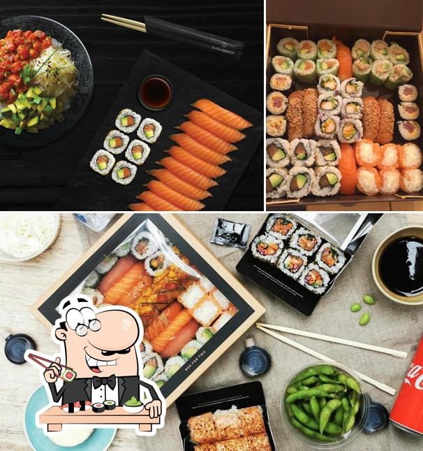 Les sushi sont disponibles à Sushi Shop Wavre