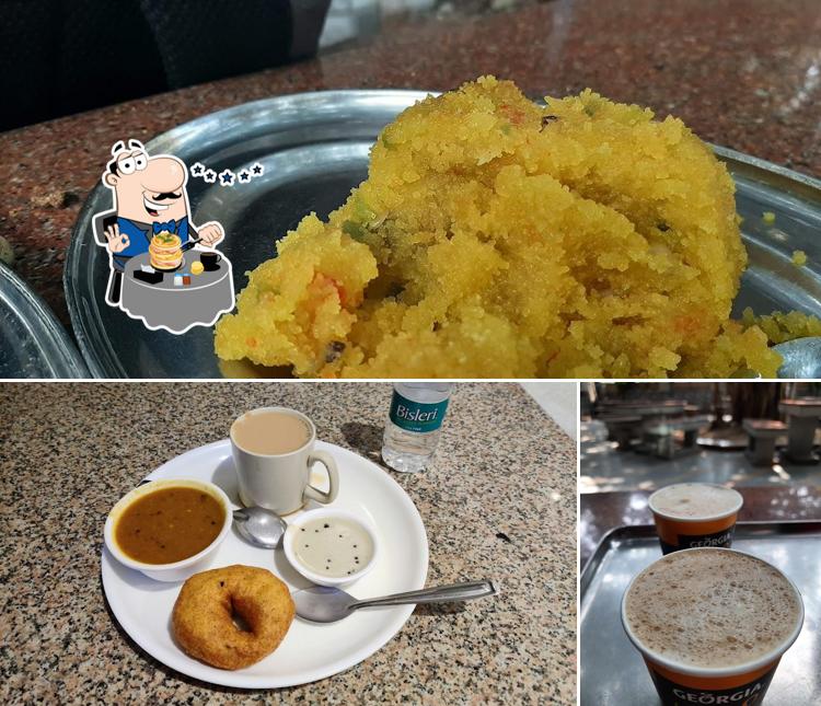 Among different things one can find food and beer at Coffee-Home