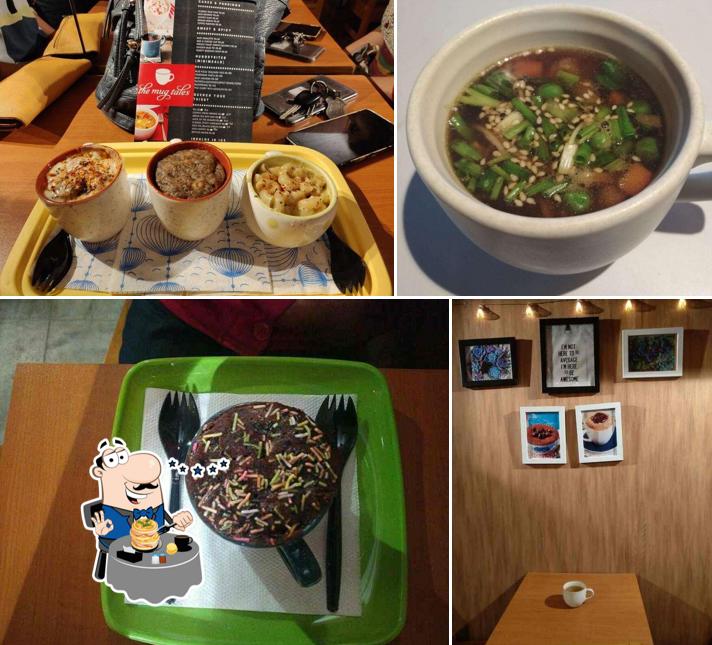 Check out the image showing food and interior at The Mug Tales